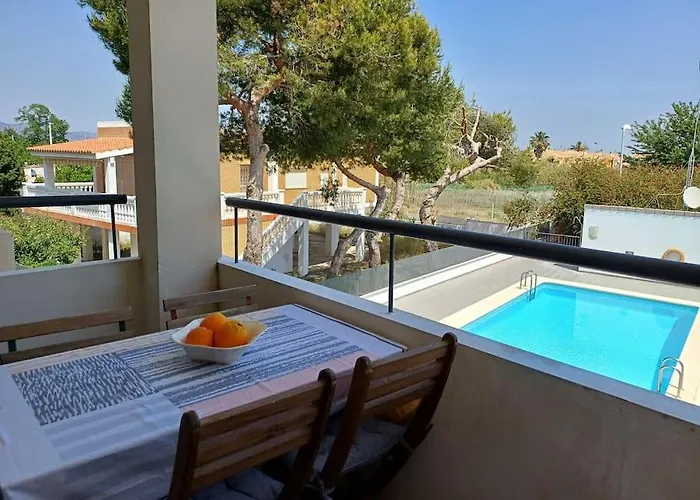 Amplio Duplex En La Playa Con Piscina * 阿尔马拉达