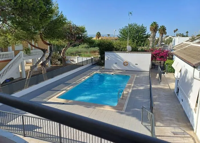 Amplio Duplex En La Playa Con Piscina 公寓 阿尔马拉达
